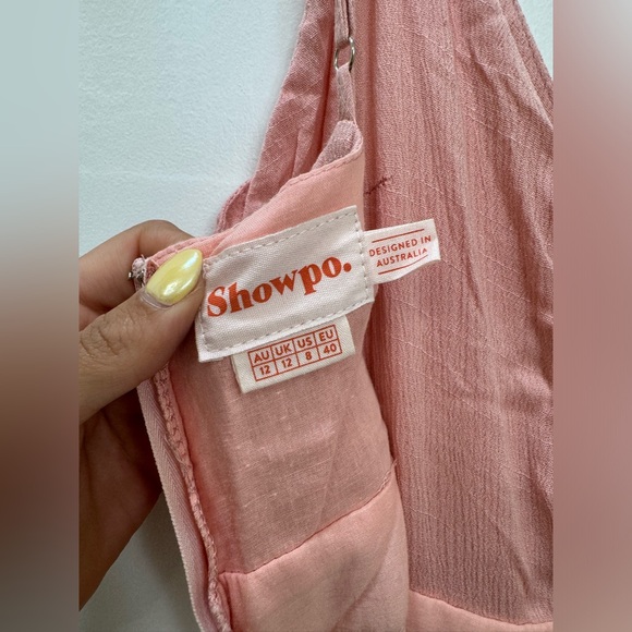 RENEWED JUMPSUIT IN BLUSH LINEN LOOK - Picture 5 of 6